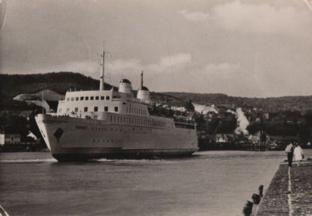 Sassnitz - Eisenbahnfährschiff - 1959 Sassnitz - Eisenbahnfährschiff - 1959
