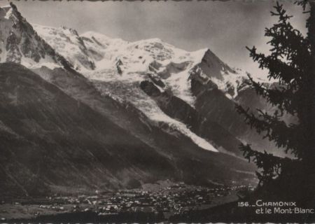 Frankreich - Chamonix-Mont-Blanc - ca. 1950 Frankreich - Chamonix-Mont-Blanc - ca. 1950