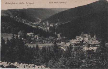 Altenberg-Bärenfels - Blick nach Kipsdorf - ca. 1935 Altenberg-Bärenfels - Blick nach Kipsdorf - ca. 1935