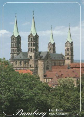 Bamberg - Dom von Südwest - ca. 1995 Bamberg - Dom von Südwest - ca. 1995