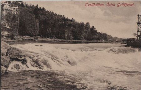Schweden - Trollhättan - Ostra Gullöfallet - 1913 Schweden - Trollhättan - Ostra Gullöfallet - 1913