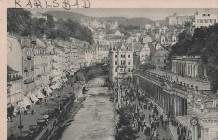 Böhmen und Mähren - Karlsbad - Mühlbrunnkolonnade - 1937 Böhmen und Mähren - Karlsbad - Mühlbrunnkolonnade - 1937