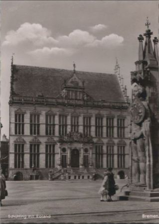 Bremen - Schütting mit Roland - 1964 Bremen - Schütting mit Roland - 1964