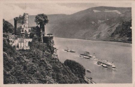 Trechtingshausen, Burg Rheinstein - ca. 1955 Trechtingshausen, Burg Rheinstein - ca. 1955