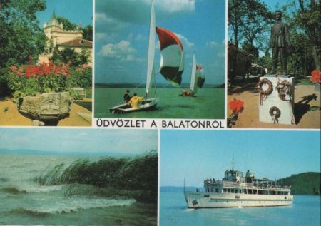 Ungarn - Balaton, Plattensee - mit 5 Bildern - 1988 Ungarn - Balaton, Plattensee - mit 5 Bildern - 1988