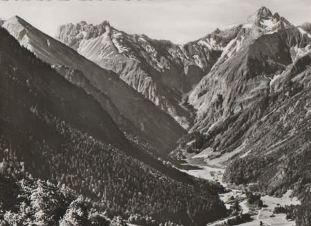 Oberstdorf - Spielmannsau-Tal mit Kratzer - 1961 Oberstdorf - Spielmannsau-Tal mit Kratzer - 1961