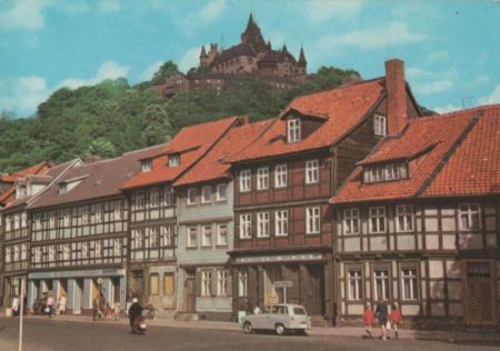 Wernigerode - Blick zum Schloß - 1976 Wernigerode - Blick zum Schloß - 1976