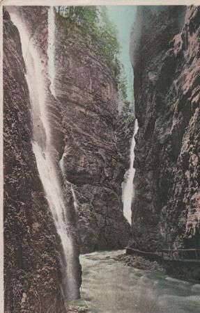 Garmisch-Partenkirchen - Partnachklamm - ca. 1935 Garmisch-Partenkirchen - Partnachklamm - ca. 1935