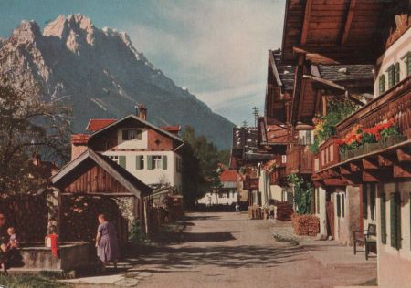 Garmisch-Partenkirchen - Frühlingsstraße - 1961 Garmisch-Partenkirchen - Frühlingsstraße - 1961