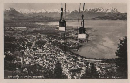 Österreich - Bregenz - Pfänderbahn - ca. 1960 Österreich - Bregenz - Pfänderbahn - ca. 1960