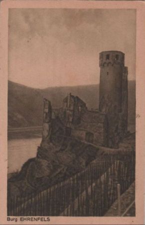 Rüdesheim, Ruine Ehrenfels - ca. 1935 Rüdesheim, Ruine Ehrenfels - ca. 1935