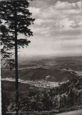 Waldkirch - Blick von der Kandelstraße - 1968 Waldkirch - Blick von der Kandelstraße - 1968