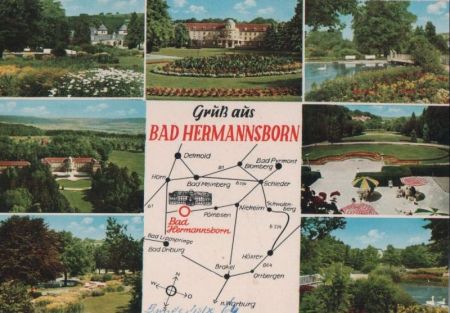 Bad Driburg-Bad Hermannsborn - mit 7 Bildern - 1969 Bad Driburg-Bad Hermannsborn - mit 7 Bildern - 1969