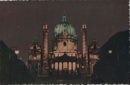 Österreich - Wien - Karlskirche - ca. 1960 Österreich - Wien - Karlskirche - ca. 1960