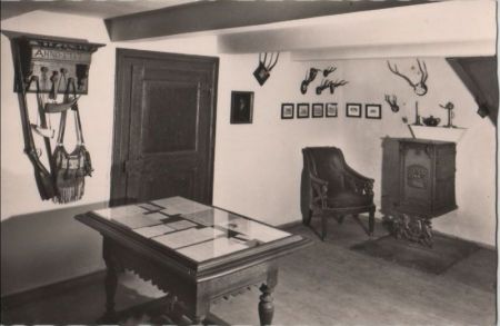 Bad Driburg-Alhausen - Geburtshaus. Weber, Gedächtniszimmer - ca. 1960 Bad Driburg-Alhausen - Geburtshaus. Weber, Gedächtniszimmer - ca. 1960