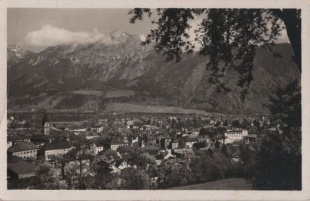 Bad Reichenhall - gegen Staufen und Zwiesel - 1936 Bad Reichenhall - gegen Staufen und Zwiesel - 1936