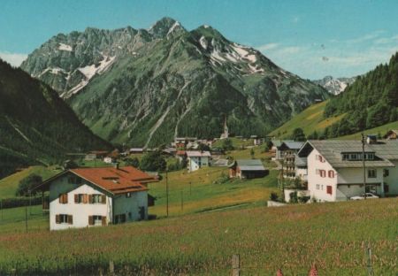 Österreich - Mittelberg - mit Widderstein - ca. 1980 Österreich - Mittelberg - mit Widderstein - ca. 1980