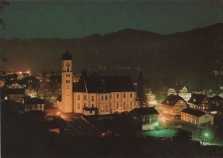 Schweiz - Sachseln - bei Mondschein - ca. 1985 Schweiz - Sachseln - bei Mondschein - ca. 1985