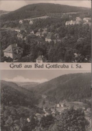 Bad Gottleuba - mit 2 Bildern - ca. 1975 Bad Gottleuba - mit 2 Bildern - ca. 1975