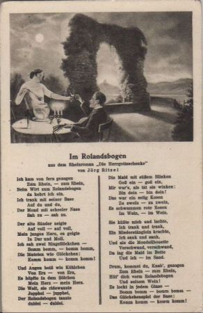 Remagen - Rolandsbogen - mit Lied - ca. 1950 Remagen - Rolandsbogen - mit Lied - ca. 1950