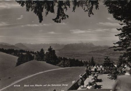 Österreich - Pfänder - Blick auf die Schweizer Berge - ca. 1960 Österreich - Pfänder - Blick auf die Schweizer Berge - ca. 1960