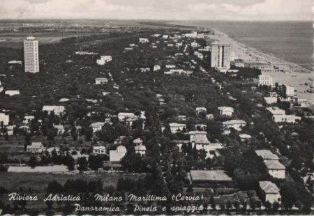 Italien - Cervia - Milana Marittima - Panorama - 1961 Italien - Cervia - Milana Marittima - Panorama - 1961