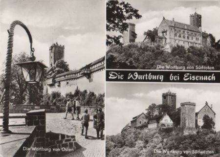 Eisenach - Wartburg, u.a. von Südosten - 1984 Eisenach - Wartburg, u.a. von Südosten - 1984