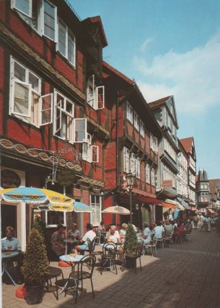 Celle - Patrizierhäuser in der Rundestraße - ca. 1985 Celle - Patrizierhäuser in der Rundestraße - ca. 1985