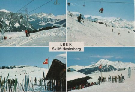 Lenk - Schweiz - Skilift Haslerberg Lenk - Schweiz - Skilift Haslerberg