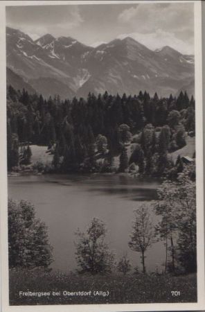 Oberstdorf - Freibergsee - ca. 1955 Oberstdorf - Freibergsee - ca. 1955