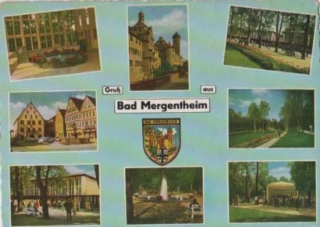 Gruß aus Bad Mergentheim - ca. 1975 Gruß aus Bad Mergentheim - ca. 1975