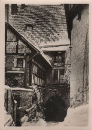 Eisenach - Wartburg, Blick gegen das Torhaus - 1953 Eisenach - Wartburg, Blick gegen das Torhaus - 1953