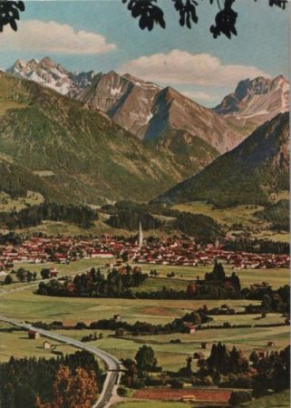 Oberstdorf - mit Krottenspitzen - 1973 Oberstdorf - mit Krottenspitzen - 1973