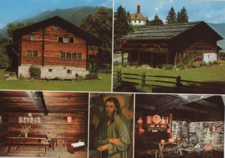 Schweiz - Sachseln, Flüeli-Ranft - Wohnhais Bruder Klaus - ca. 1980 Schweiz - Sachseln, Flüeli-Ranft - Wohnhais Bruder Klaus - ca. 1980
