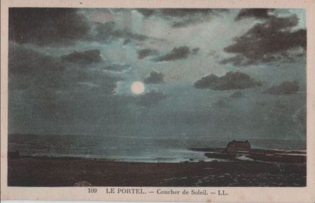 Frankreich - Le Portel - Coucher de Soleil - ca. 1920 Frankreich - Le Portel - Coucher de Soleil - ca. 1920
