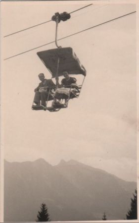 Seilbahnfahrt - 1953 Seilbahnfahrt - 1953