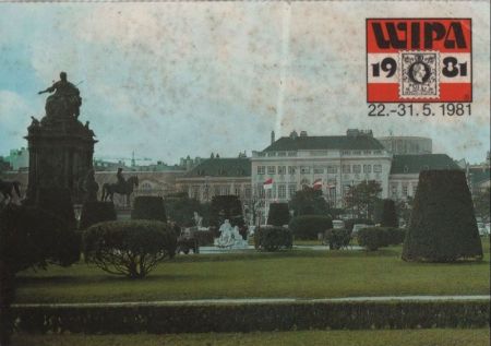 Österreich - Wien - Maria-Theresia-Denkmal - 1981 Österreich - Wien - Maria-Theresia-Denkmal - 1981