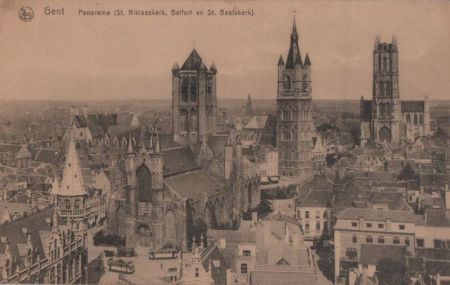 Belgien - Gent / Gand - Panorama - ca. 1935 Belgien - Gent / Gand - Panorama - ca. 1935