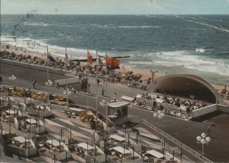 Westerland - Kurpromenade mit Musikpavillon - 1980 Westerland - Kurpromenade mit Musikpavillon - 1980