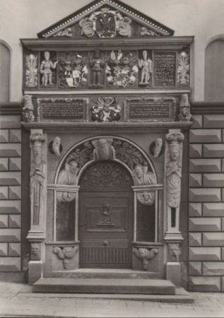 Gera - Portal des Rathauses - 1978 Gera - Portal des Rathauses - 1978