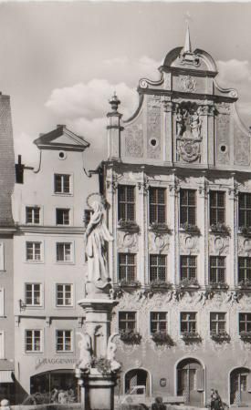 Landsberg Lech - Rathaus - ca. 1955 Landsberg Lech - Rathaus - ca. 1955