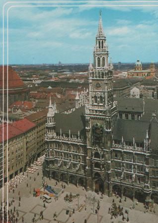 München - Marienplatz und Rathaus - ca. 1985 München - Marienplatz und Rathaus - ca. 1985