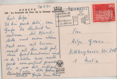 Genf / Genève - Schweiz - La Roseraie Genf / Genève - Schweiz - La Roseraie