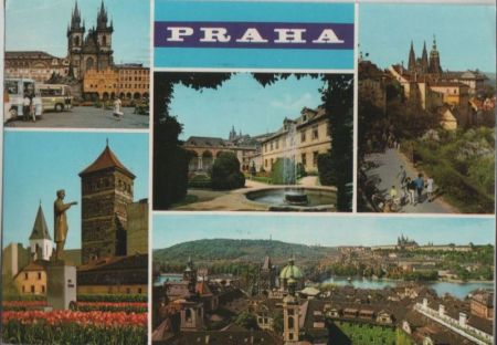 Tschechien - Prag - Praha - mit 5 Bildern - 1977 Tschechien - Prag - Praha - mit 5 Bildern - 1977