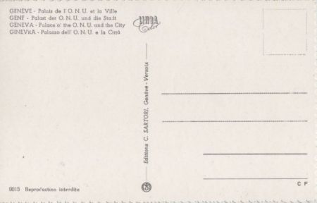 Genf / Genève - Schweiz - Palais Genf / Genève - Schweiz - Palais