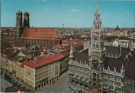München - Rathaus und Frauenkirche München - Rathaus und Frauenkirche