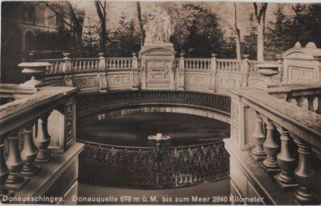 Donaueschingen - Donauquelle - ca. 1955 Donaueschingen - Donauquelle - ca. 1955