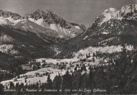 Italien - San Martino di Castrozza - con la Cima Colbricon - 1965 Italien - San Martino di Castrozza - con la Cima Colbricon - 1965
