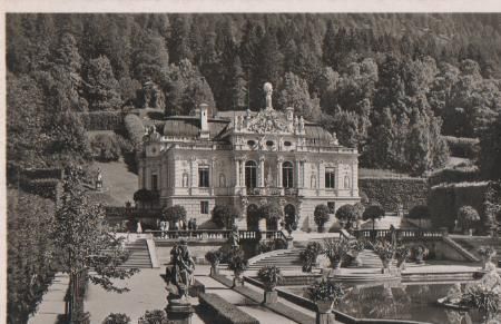 Schloß Linderhof - ca. 1955 Schloß Linderhof - ca. 1955