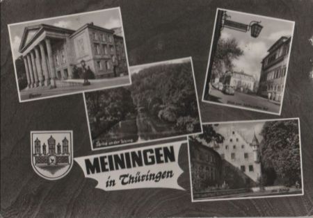 Meiningen - u.a. Am Schloß - 1967 Meiningen - u.a. Am Schloß - 1967